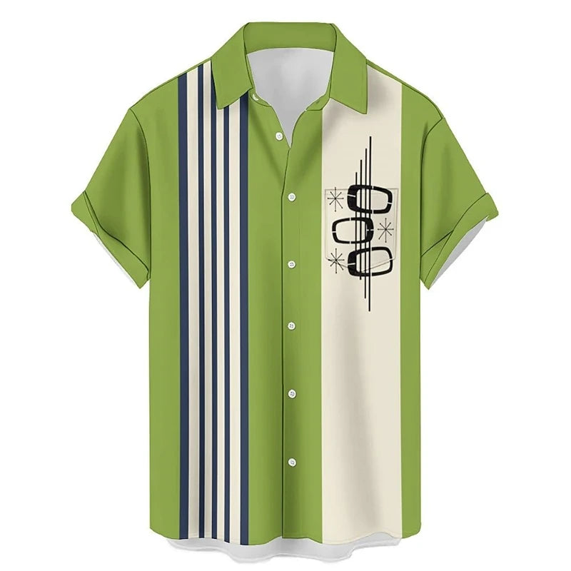 Summer Men's Shirts 3d Print Casual Outdoor Street Short-sleeved Shirts Men Women Loose Comfortable Hawaiian Men's Daily Wear