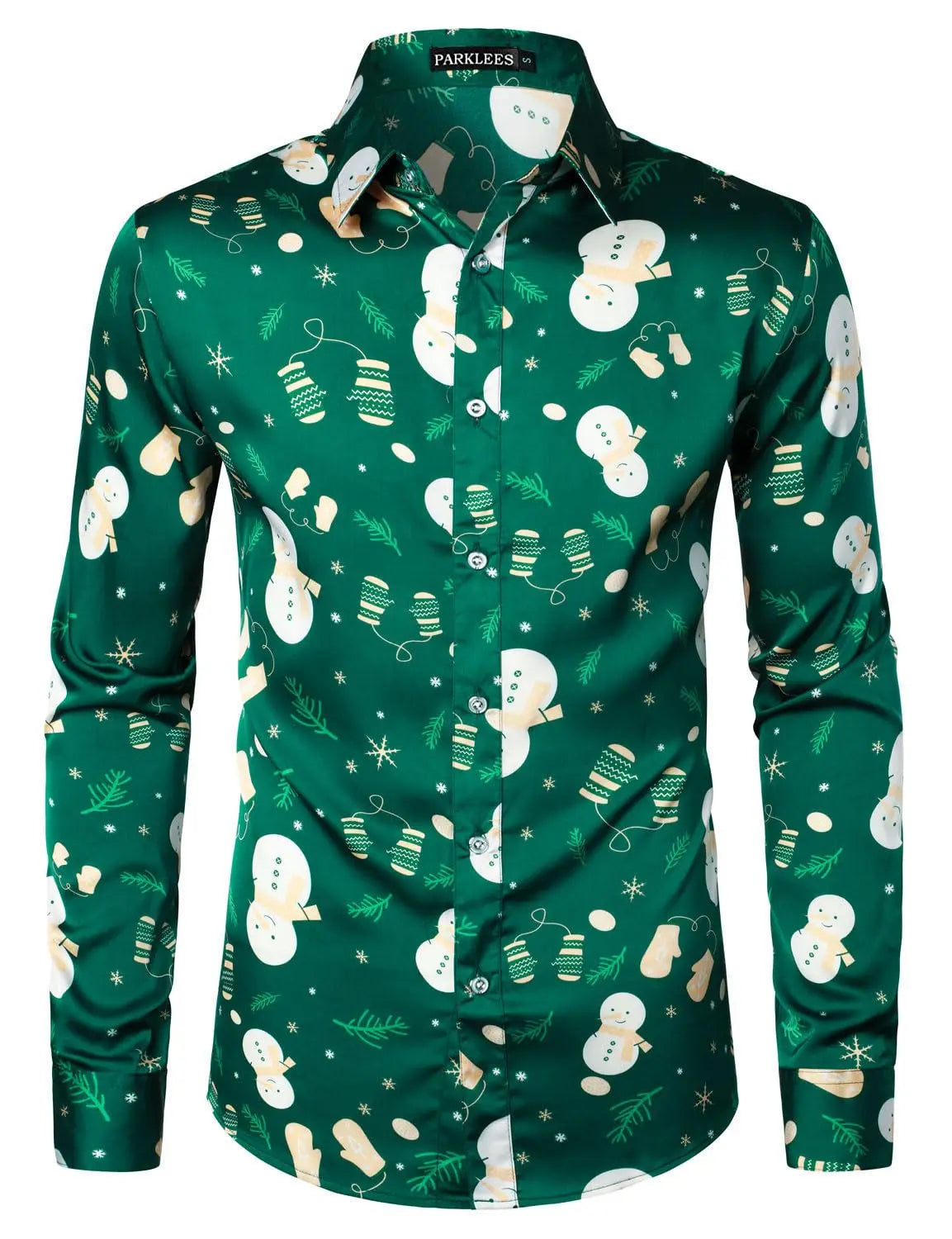 Men's long-sleeved shirt casual fashion 3d simple gradient printing shirt shirt men's lapel shirt long-sleeved New Year gift