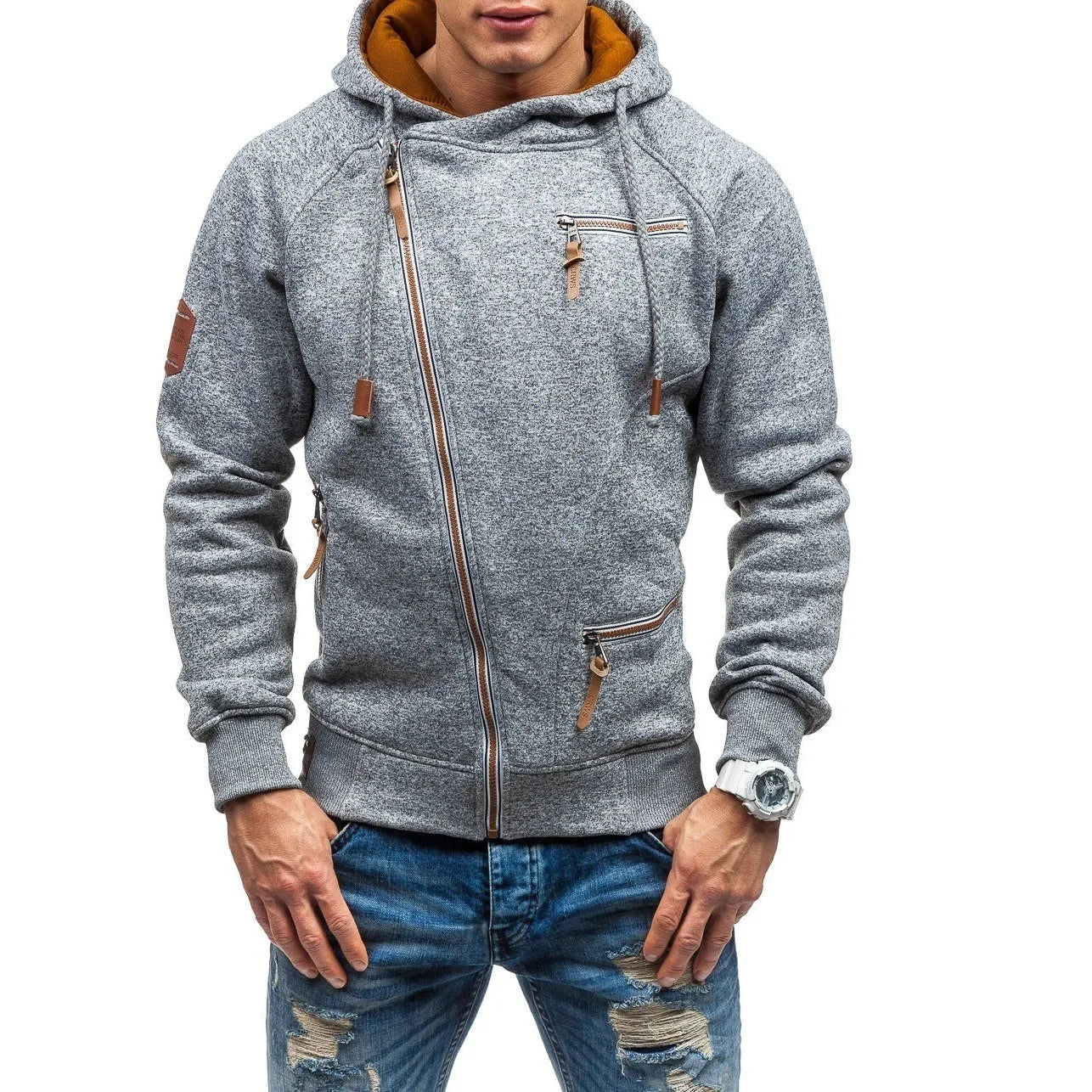 MRMT 2026 Brand New Men's Hoodies Sweatshirts Side Zipper Men Hoody Pullover For Male Cationic Floral Man Hoodie Sweatshirt