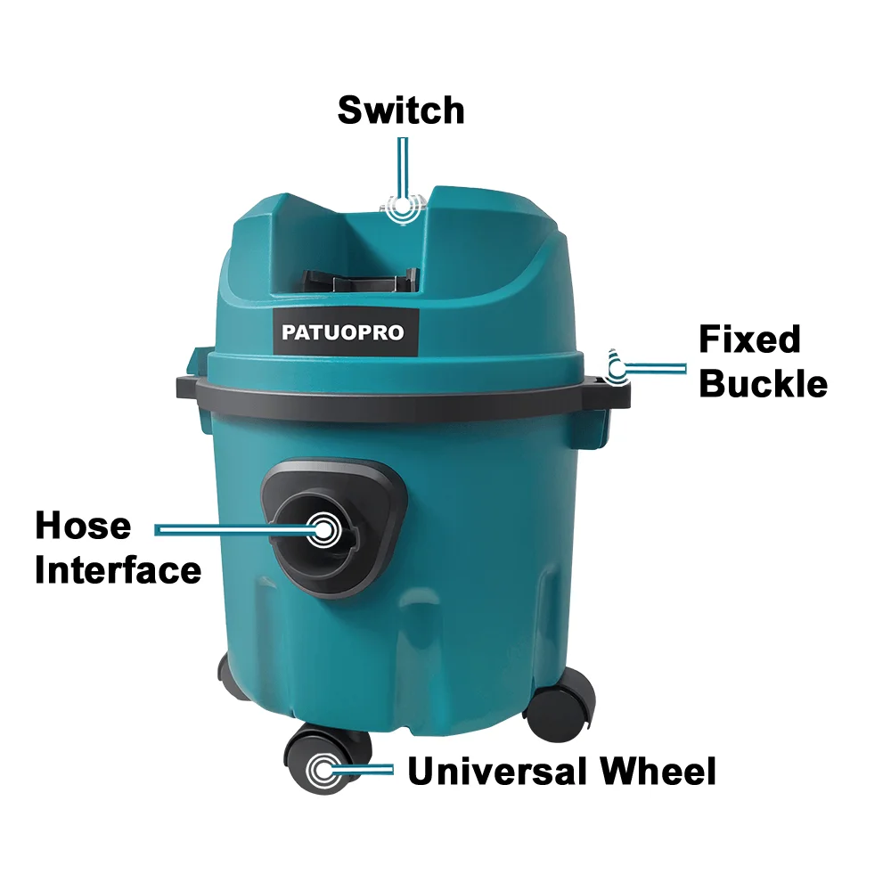 Rechargeable 10L Wet/Dry Vacuum Cleaner Cordless Barrel Dust Car Pet Hair Multifunction Collecter Machine For Makita 18V Battery