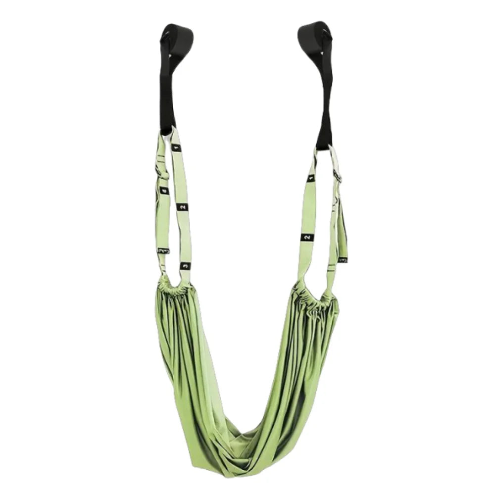 Adjustable Aerial Yoga Strap Elastic Stretch Door Hanging Yoga Belts Hammock Swing Fitness Handstand Rope Training Device Women