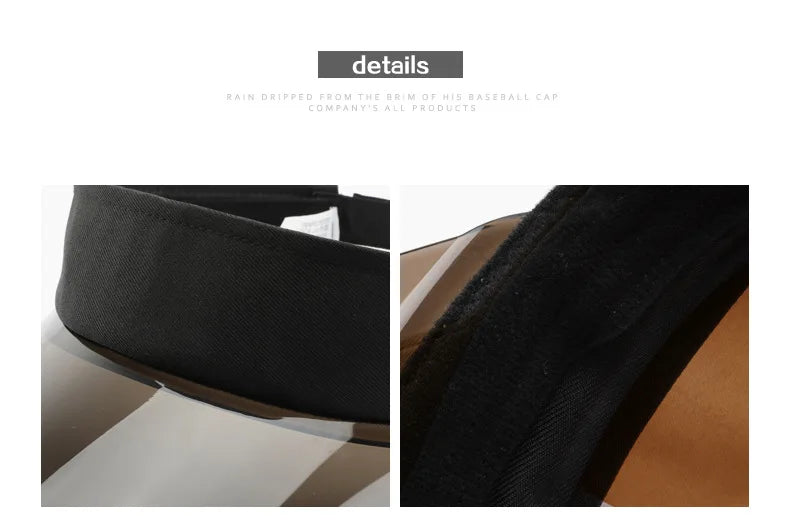 Women's open-top hat, Japanese and Korean style, sun protection, no-top sun hat for outdoor sports