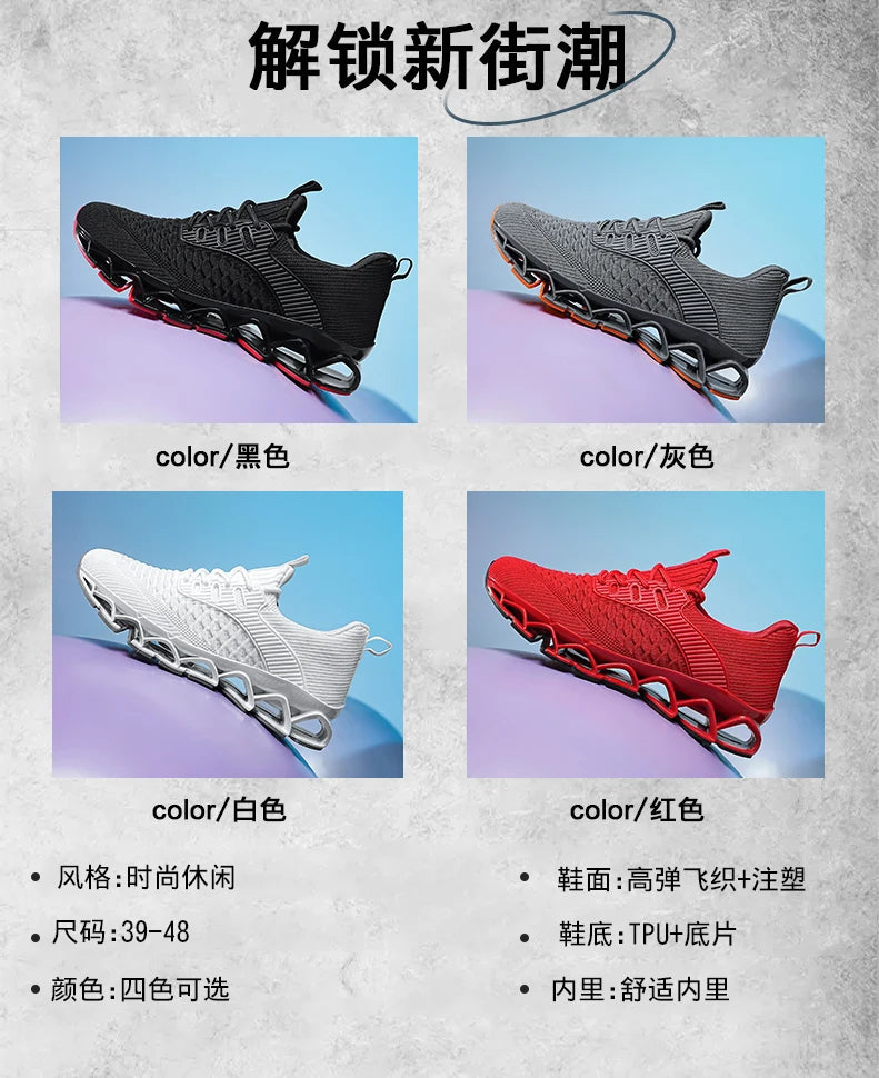 Men's Breathable Casual Sneakers Luxury Fashion Running Trainer Unisex Comfortable Wear Tenis Race Shoes