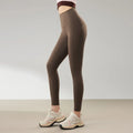 BIVIGAOS Spring Summer High Waist Butt Lifter Sharkskin Leggings Women Micro Pressure Thin Breathable Sport Fitness Leggings