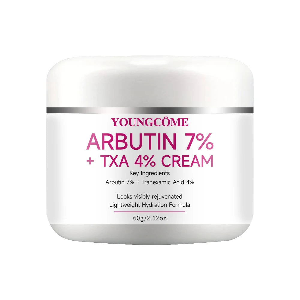 YOUNGCOME Arbutin Tranexamic Acid Face Cream, Lightweight Daily Hydration Moisturizer, Facial Skin Care for All Skin Types