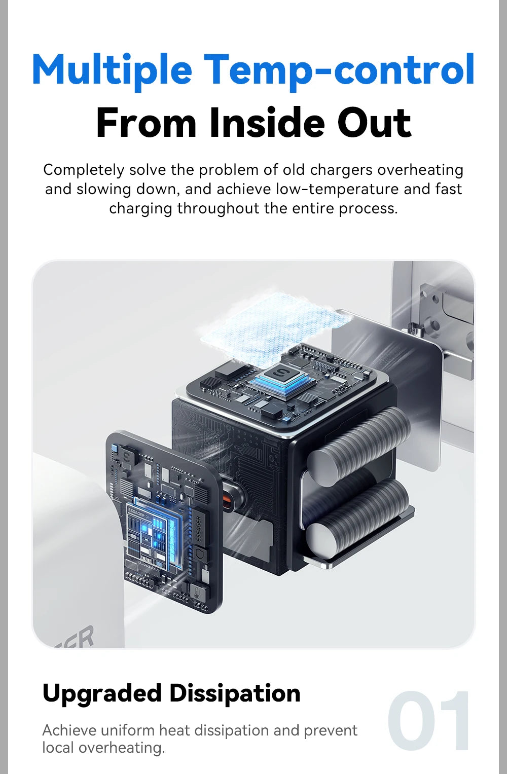 Essager 30W Fast Charger PD Charger For iPhone 16 15 14 13 Huawei Quick Charger PD3.0 QC3.0 Phone Charger Type C Tablets Charger