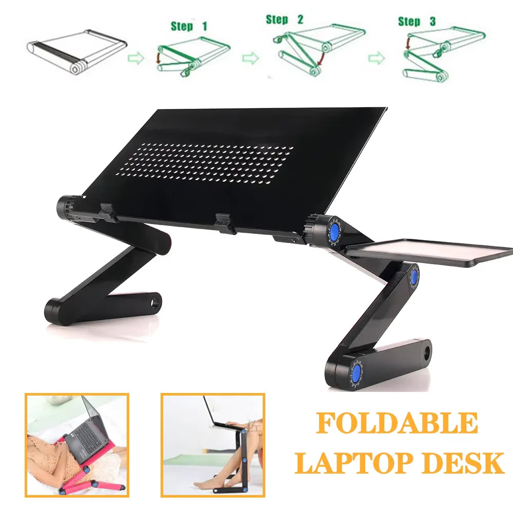 Foldable Laptop Stand Cooling Notebook Bracket Adjustable Ergonomic Laptop Support Base Holder Laptop Tablet Accessories Stands