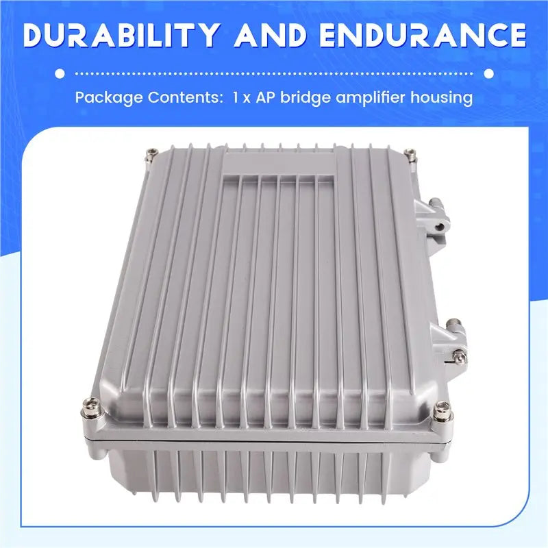 AP Wireless Bridge Case Outdoor Communication Base Station Cast Aluminum Metal Waterproof Box For Long Range Amplifier