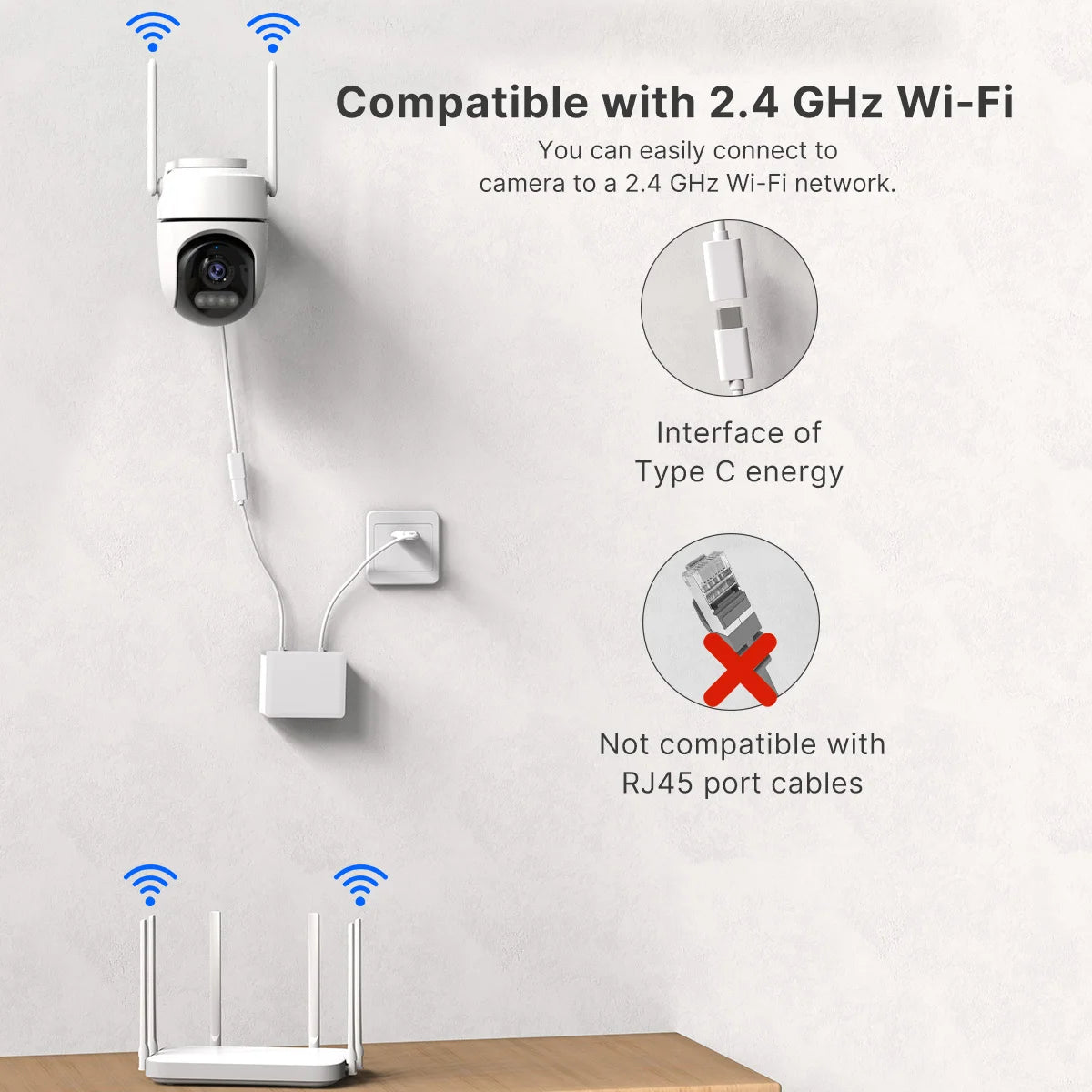 WONSDAR 2pcs PTZ WiFi Camera Outdoor IP Camera Video Surveillance Smart Home Security Protection Motion Detection Alarm iCsee