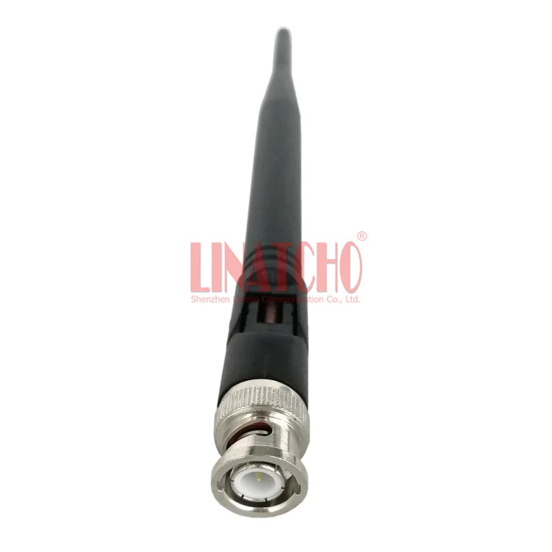 Black WIFI Router 2.4GHz 2400MHz Foldable Omni Directional BNC Male Connector Antenna