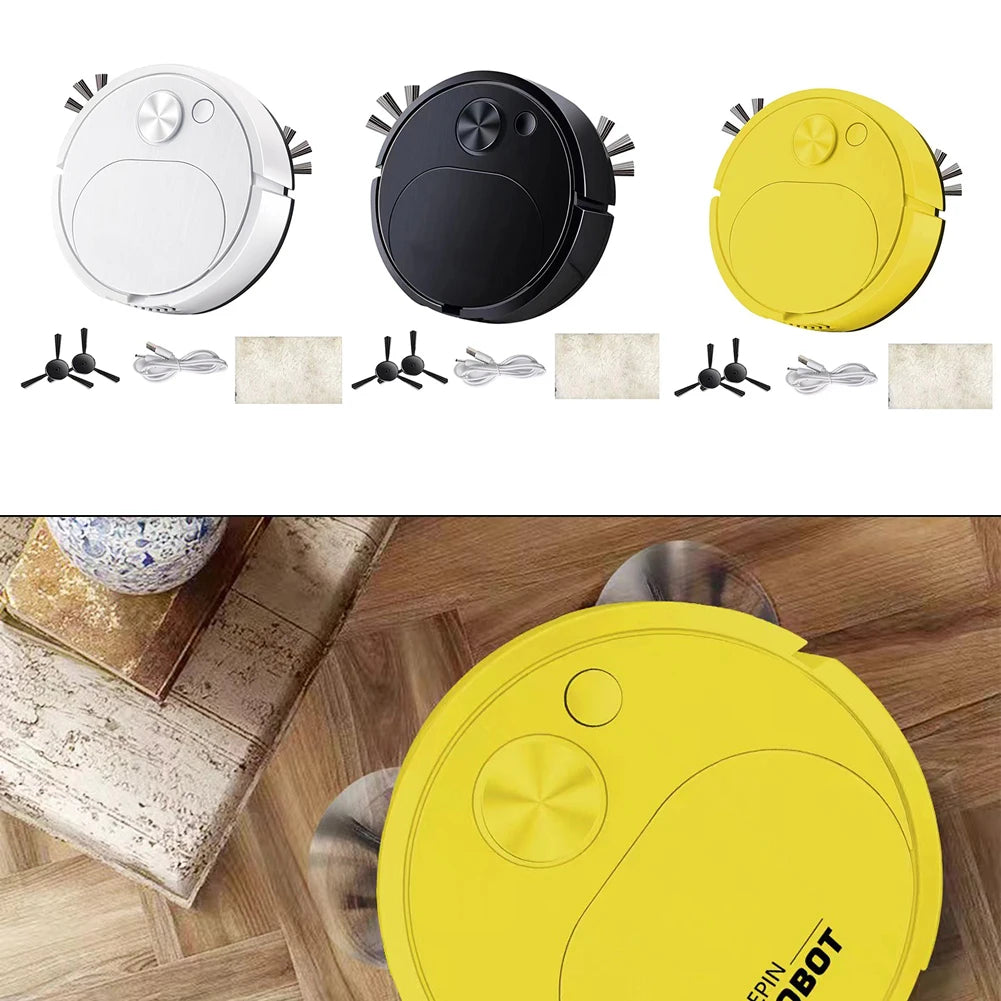 1 Pcs For Ultra Thin Robotic Vacuum With Mop Mopping Robot Hoovers For Pet Hair Cleaning Sweep Floor For Home Office