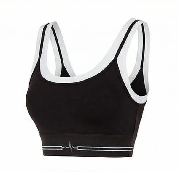 Women's Sports Bra High Support Yoga Workout Bra Wide Shoulder Straps Airbrush Better Together Bra Fitness Top Running Gym