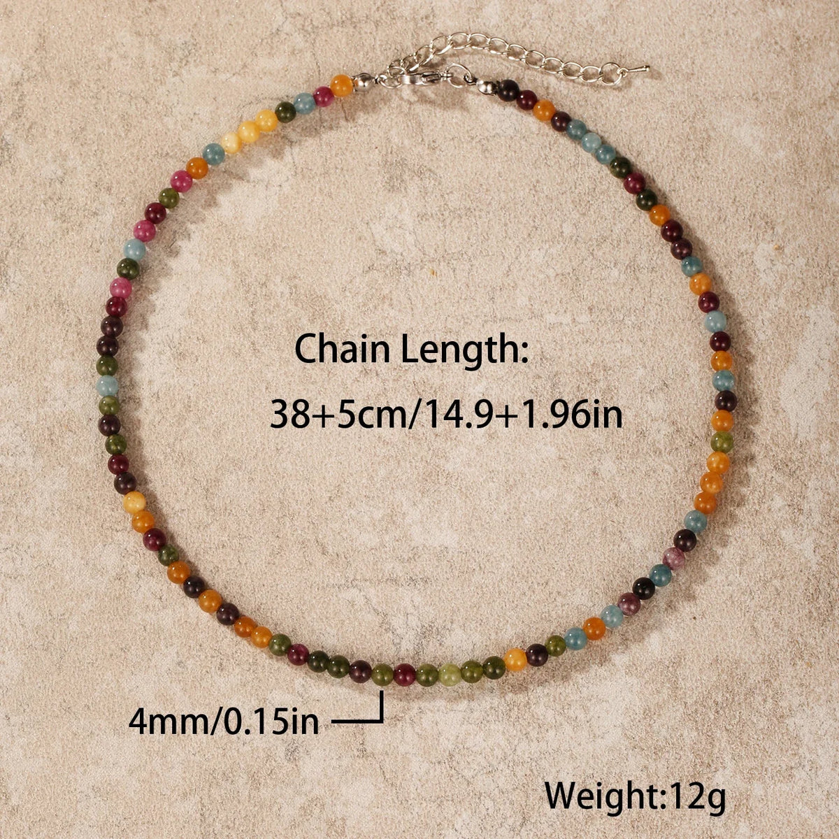 1PC 4mm natural amazonite stone beaded necklace for women ingx tiny pink wintersweet india onyx necklace women beaded jewelry