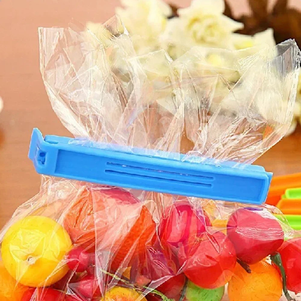 10-100pcs Plastic Food Bag Clips Sealer Clamp Kitchen Tool Portable Storage Seal Sealing Clip for Bag Sealing Accessories