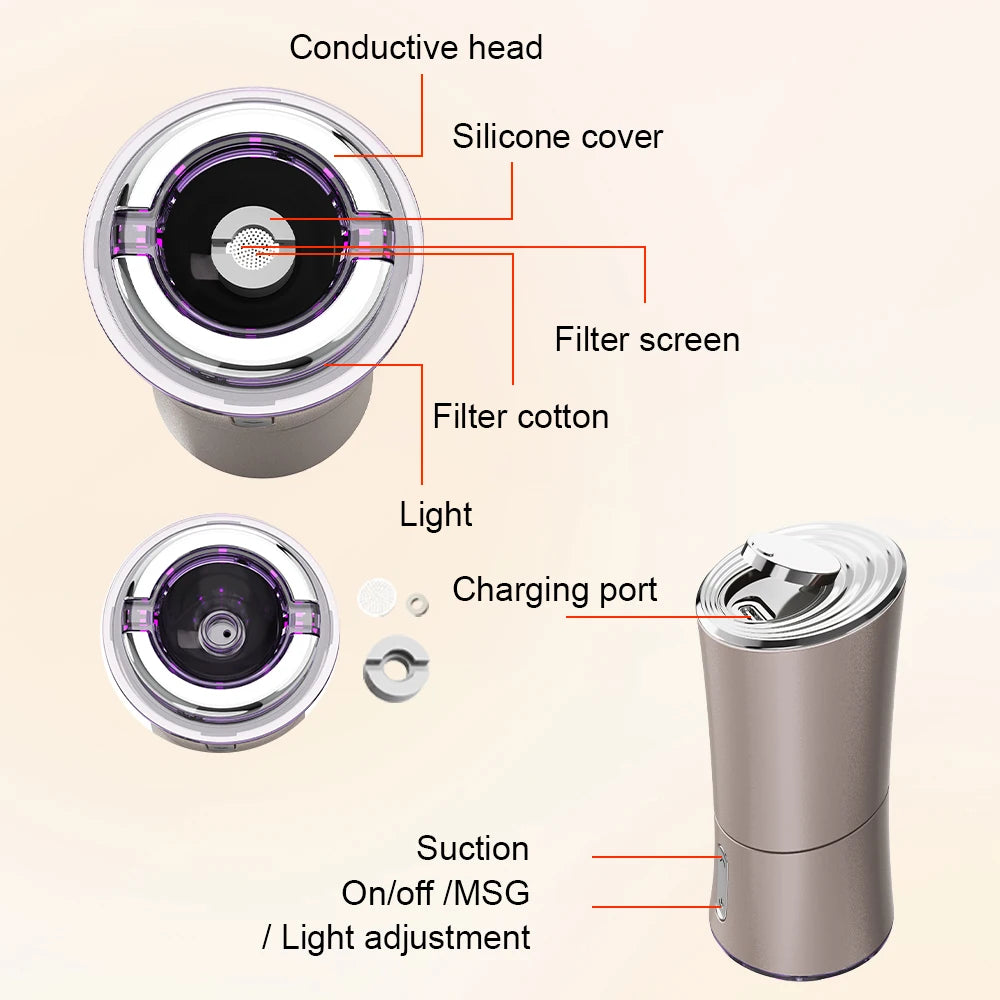 Multifunctional Face Massager Microcurrents Facials Beauty Device Electric Faces Lifting Machine Red Light Skin Beauty Equipment