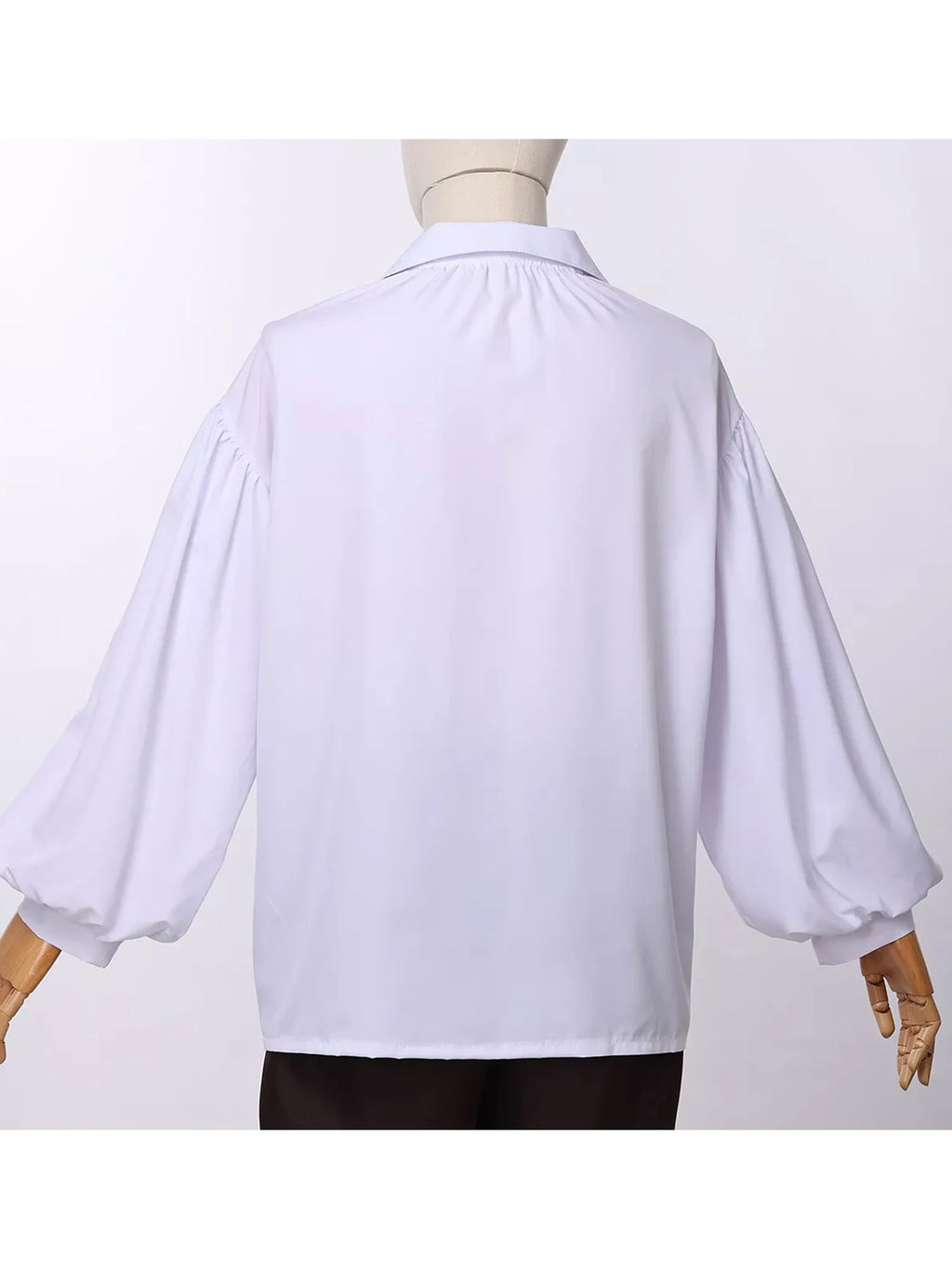 Men'S Retro Medieval V-Neck Pirate Shirt - Beige, Loose Fit with Drop Shoulder Sleeves, Casual All-Season Top for Halloween & Ca