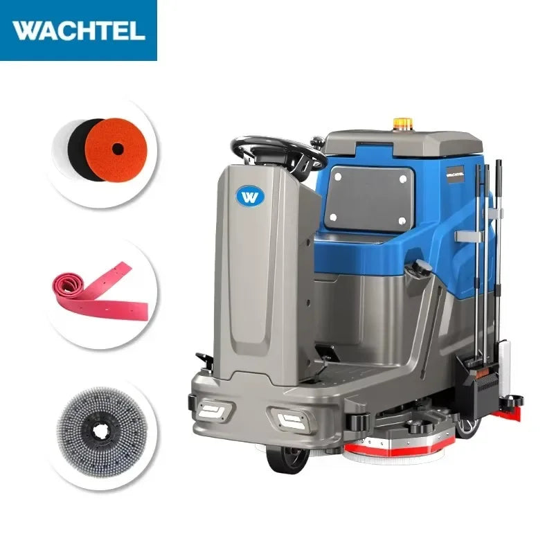 Ride on Floor Scrubber Commercial Scrubbing Machine Electric Cleaning Floor Scrubber Machine