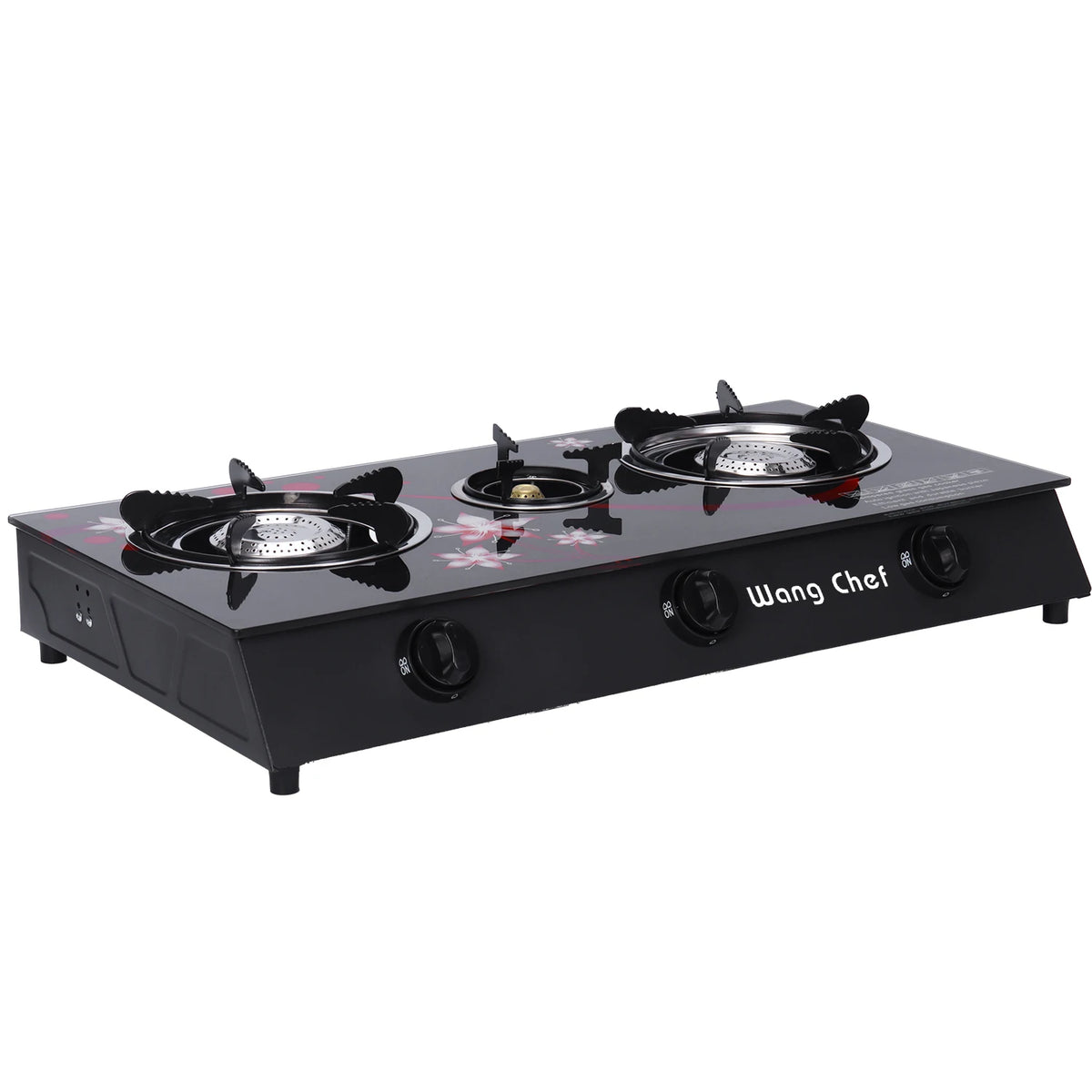 Factory Wholesale 3 burner Home Kitchen Stove Cook-top Table Stand Gas Cooker Use LPG