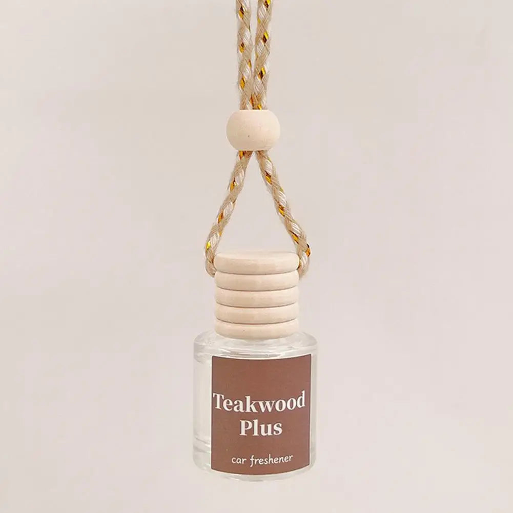Car Hanging Perfumes Pendant Portable Hanging Aromas Men Present Women Hanging Air Freshener Bottle Car Glass Diffuser Frag J3C4