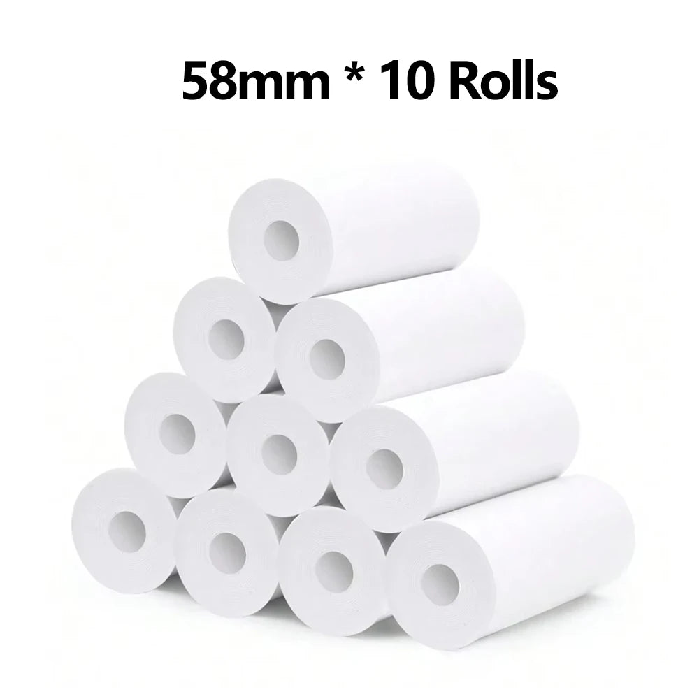 80mm/58mm Thermal Papers For Mini Thermal Receipt Printer PAD POS Printer 2 inch Paper Rolls For Business Bill Ticket Printing