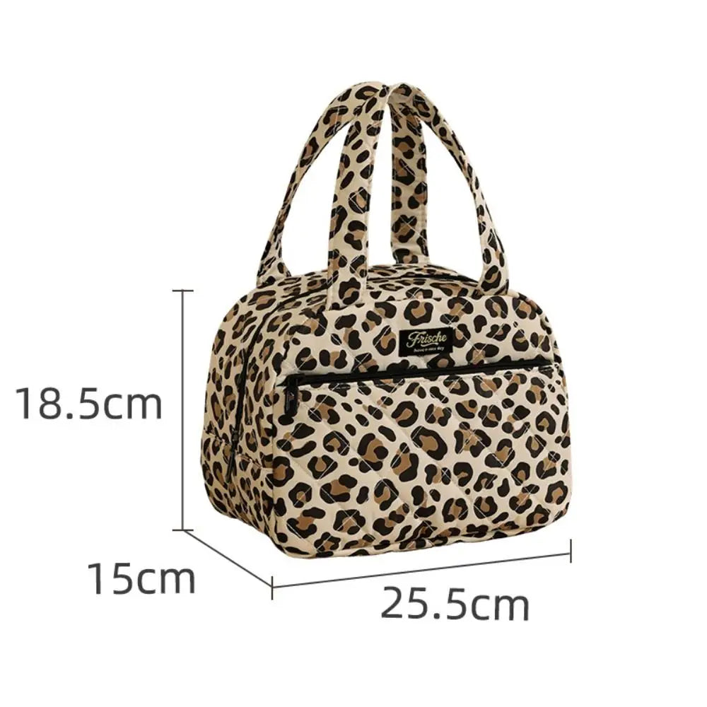 New Portable Handle Lunch Bag Waterproof Thickened Insulated Handbag Large Capacity Multi-functional Insulated Lunch Tote Bag