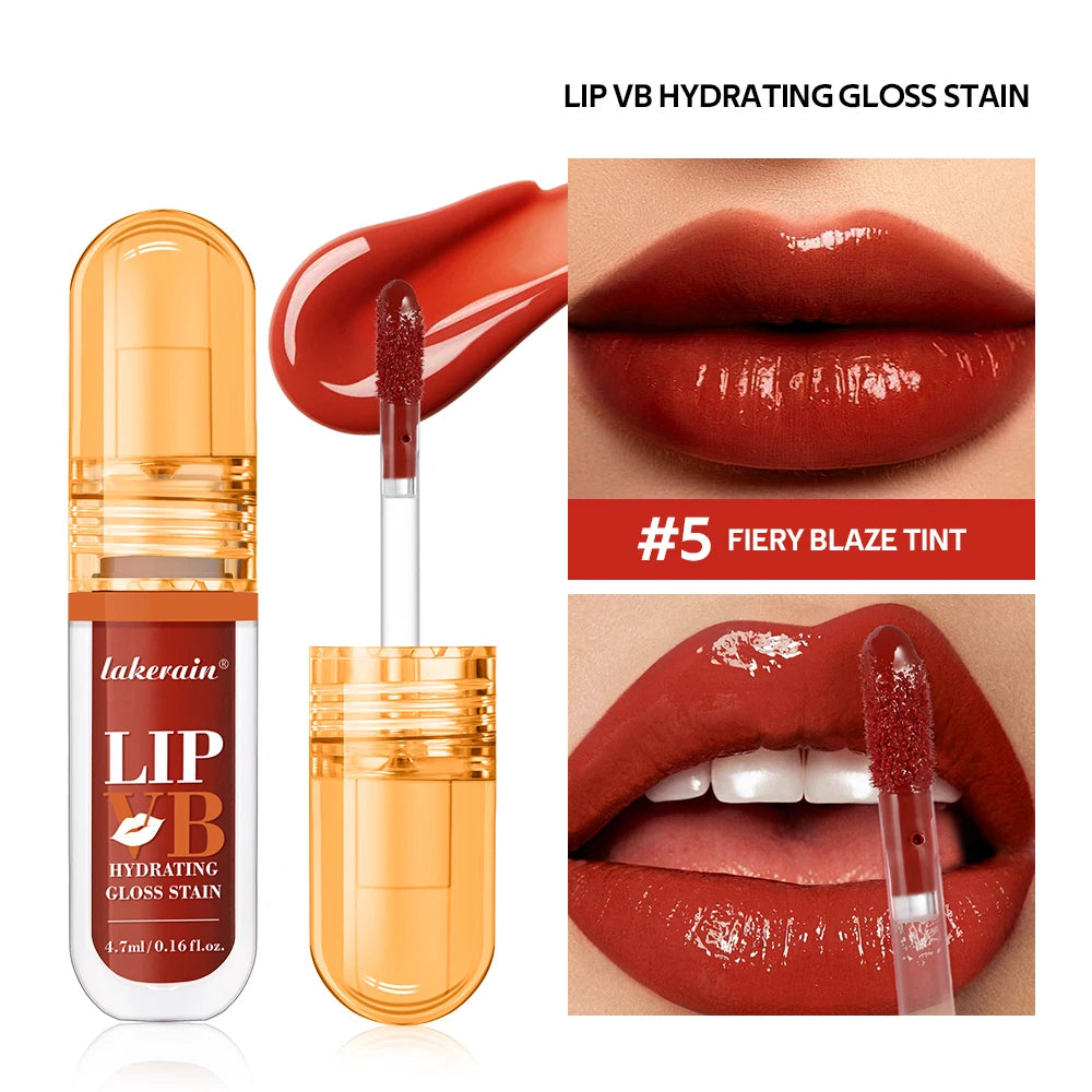 Lip IV Glossy Hydrating Lip Stain Instant Shine Long Lasting Moisture Nourishes Soothes Dry Lips Suitable For All Skin Makeup