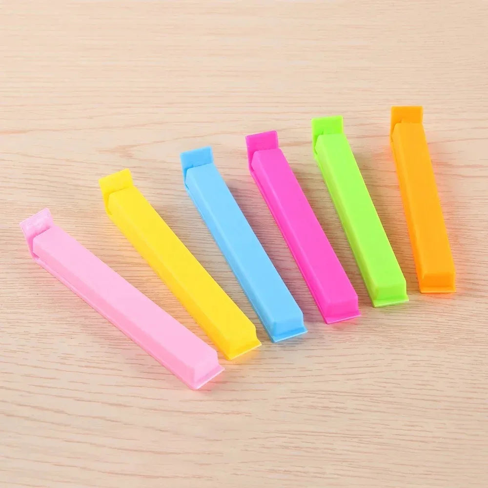 10-100pcs Plastic Food Bag Clips Sealer Clamp Kitchen Tool Portable Storage Seal Sealing Clip for Bag Sealing Accessories