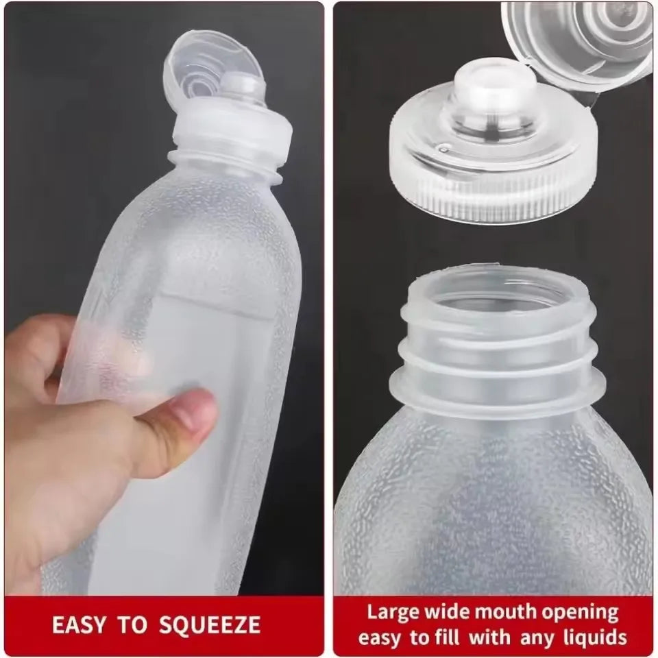 2/4PCS Portable Seasoning Squeeze Bottles Kitchen Ketchup Salad Sauce Olive Oil Dispenser Container Picnic BBQ Cooking Gadgets