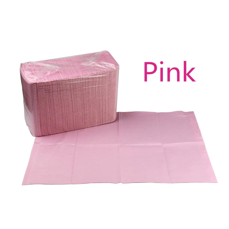 50Pcs Disposable Eyelash Clean Pad Mat Tattoo Cleaning Wipes Table Pad Waterproof Medical Paper Dental Bibs Cloths Tool