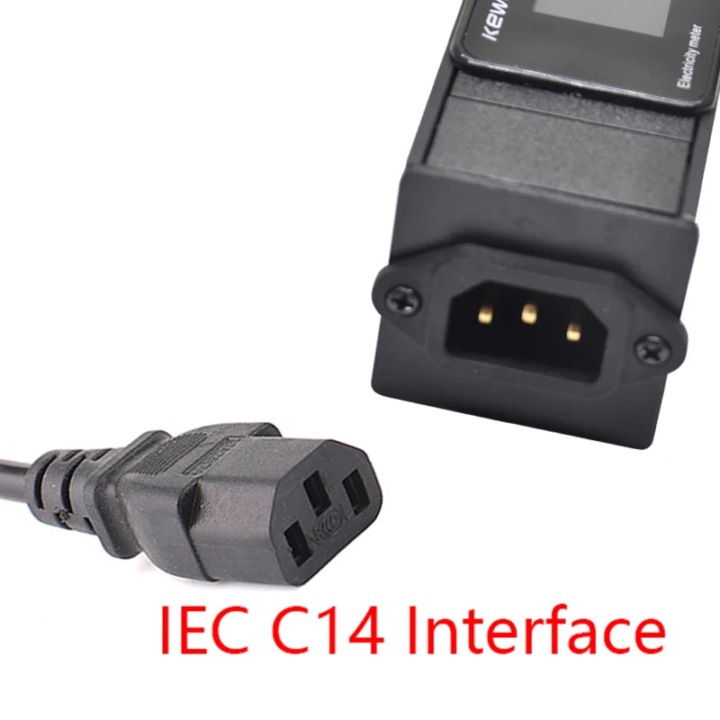 EU Power Strip Power Energy Volt Watt Kwh Meter 2/3/4/5/6/7/8/9/10/11Ways EU Socket extension electrica C14 interface