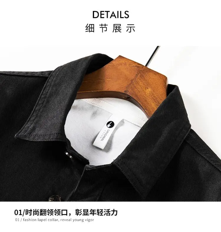 Oversized Men's Long Sleeve 100% Cotton Shirts Male Tops Big Size Fashion Casual Jacket Loose Fit Spring Outwear Plus Large 7XL