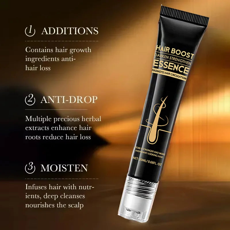 7 Biotin Hair Nourishing Essence Products Care Scalp Massage Anti Hair Loss Thicker Hair Serum Say Goodbye to Baldness