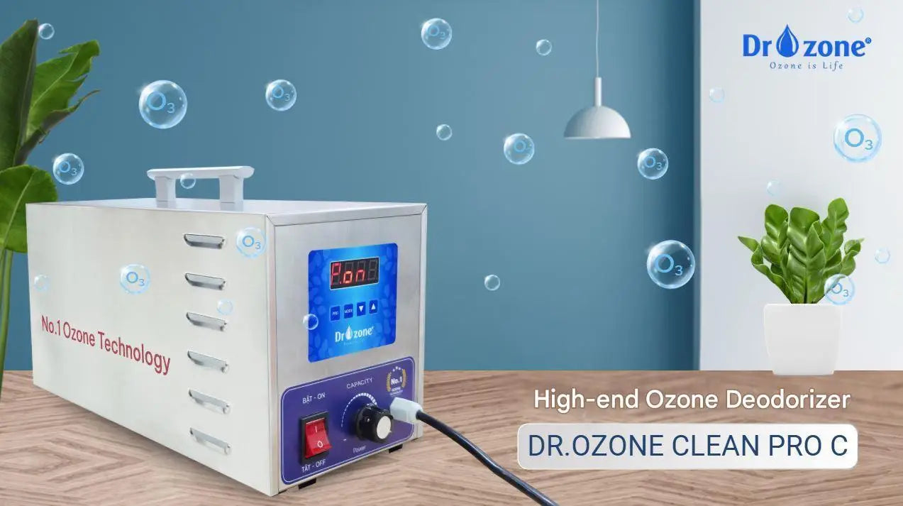OEM Dr.Ozone Clean C2 Portable Stainless Steel Ozone Machine for Car and Household Deodorization