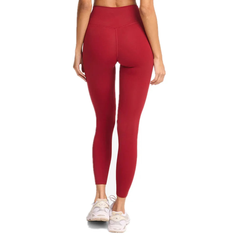 2PCS Yoga Set Outfit For Women Strappy Back Sports Bra Nude Athletic Leggings Fitness Gym Exercise Running Wear XP108