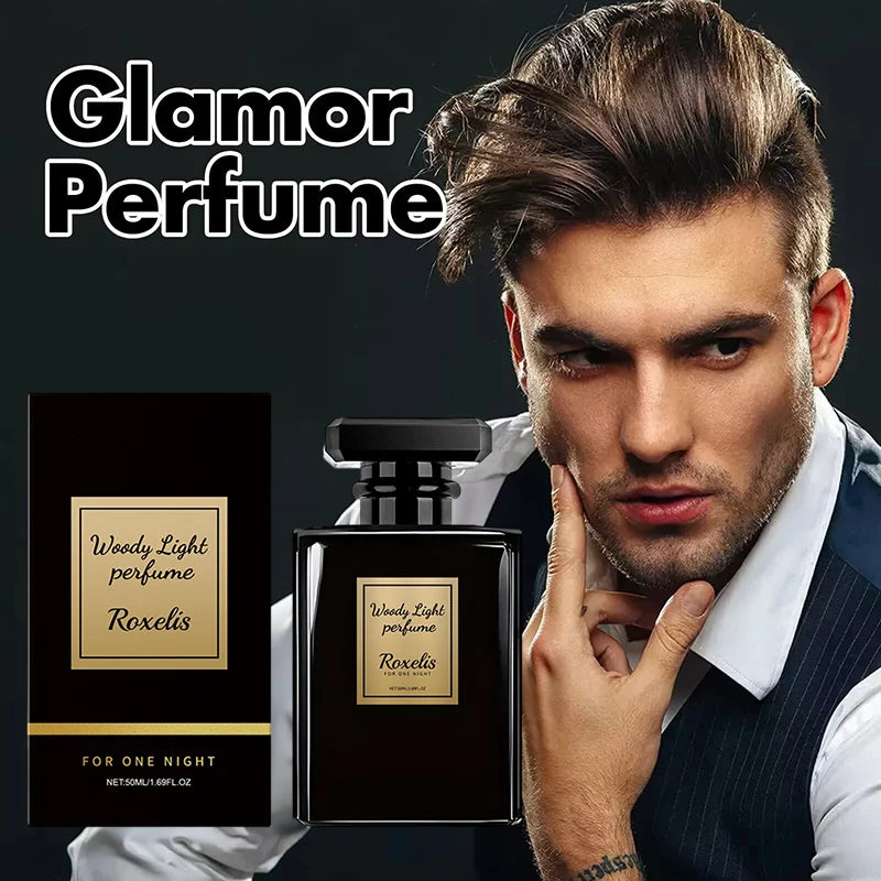 Classic High-end Men's Perfume  Men's Lasting Scent Couples Date Eau De Parfum Exudes Captivating Charm Fresh Sandalwood Vanilla