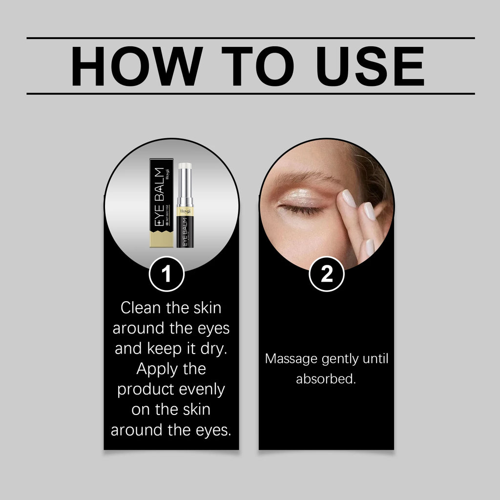HOYGI Retinol Eye Cream Firming Skin Around Eyes Improve Eye Bags Smooth Fine Lines Reduce Dark Circles Nourishing Balm Stick