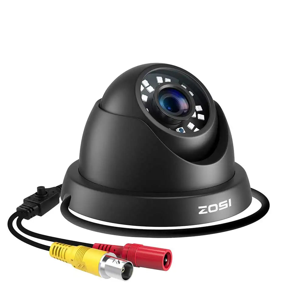 ZOSI 2MP CCTV Security Camera 1080P HD 4-in-1 AHD TVI CVI CVBS Weatherproof Home Dome Video Surveillance Camera for DVR System