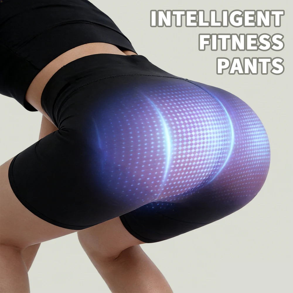 EMS Toning Shorts 6 Modes 30 Levels Yoga Pants Butt Lifter Pelvic Floor Trainer for Slimming Thighs & Hips Massage Body Shaping