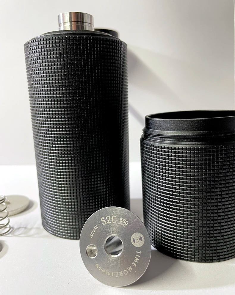 TIMEMORESTORE Chestnut C3 Manual Coffee Grinder S2C Burr High Quality Portable Hand Grinder With Double Bearing Positioning