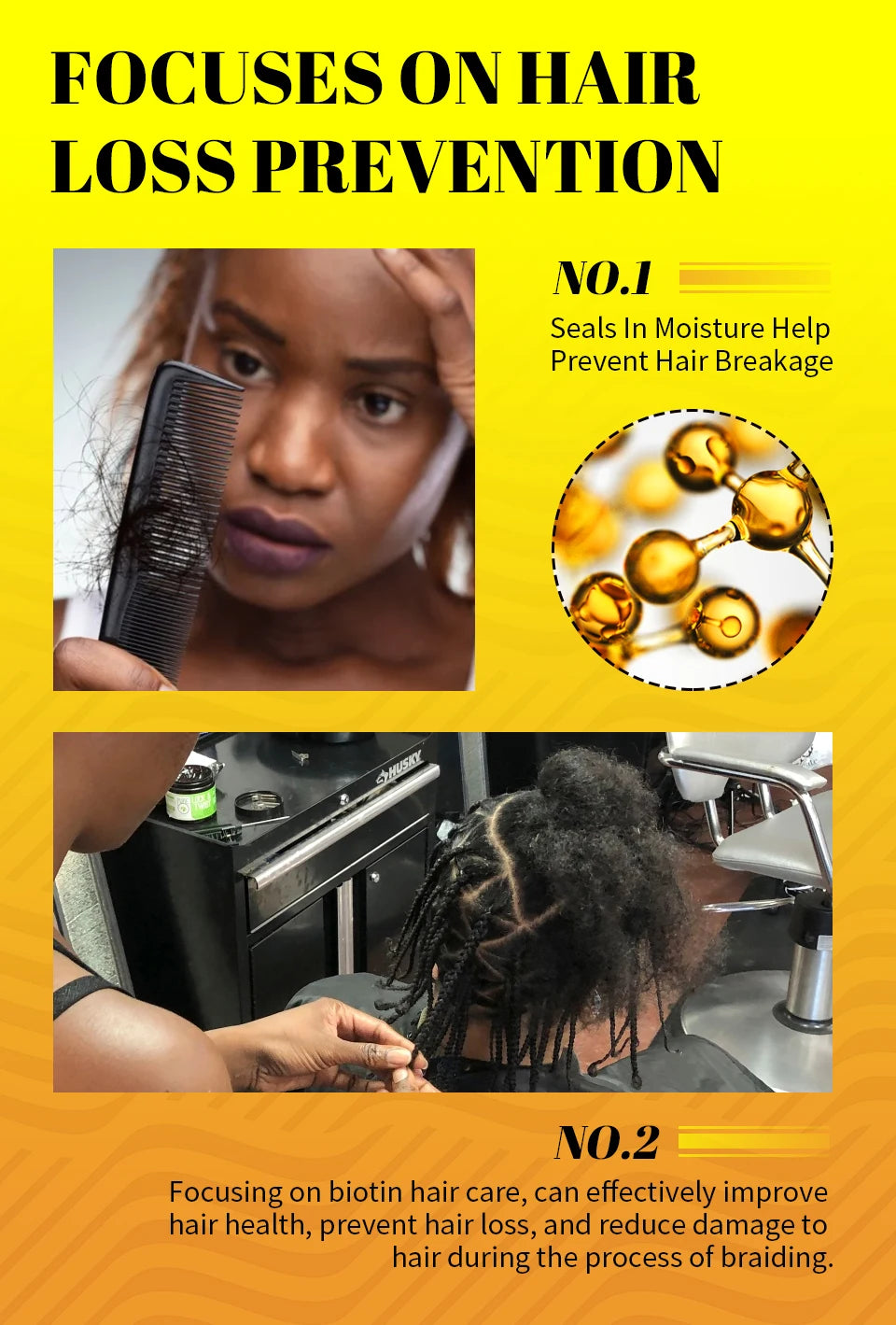 Edge Control Gel Set Hair Braiding Gel Biotin Anti Break Hair Wax Non-Greasy Hair Styling Cream Anti-Frizz Wax Stick For Wig