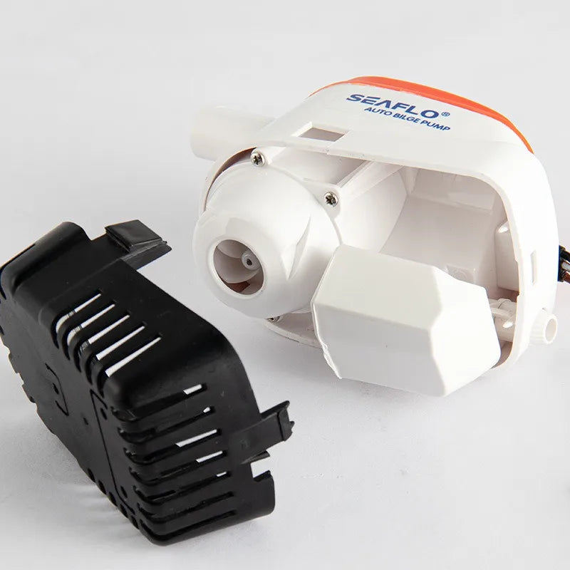 12V/24V DC Automatic Bilge Pump Submersible Marine Boat Pump for RV Yacht - Auto Water Pump
