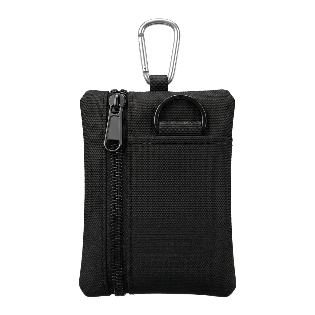Pomelo Best Oxford Fabric Mini Zipper Wallet With Carabiner Key Card Coin Storage Pouch