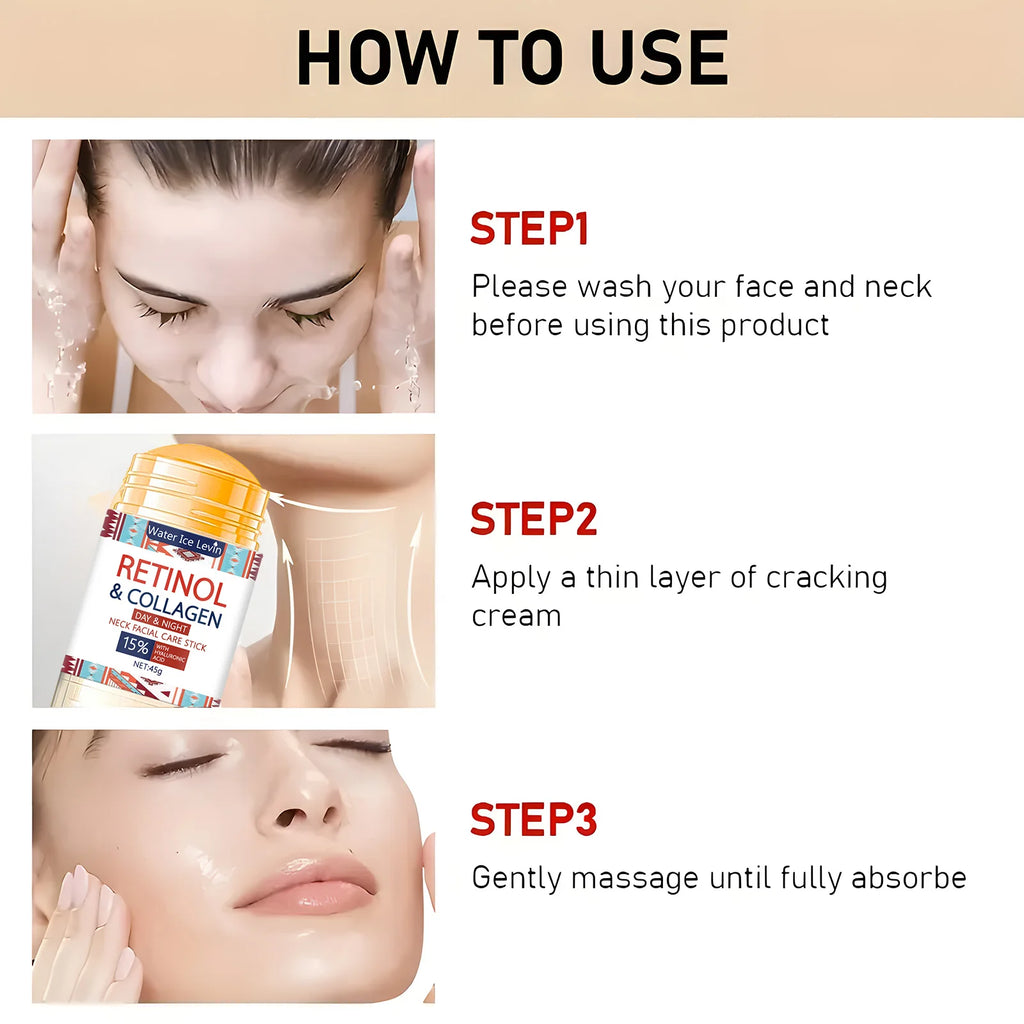 45g Retinol Lifting Firming Cream Stick Collagen Smooth Wrinkles Face Cream For Moisturizer Whitening Brighten Skin Product