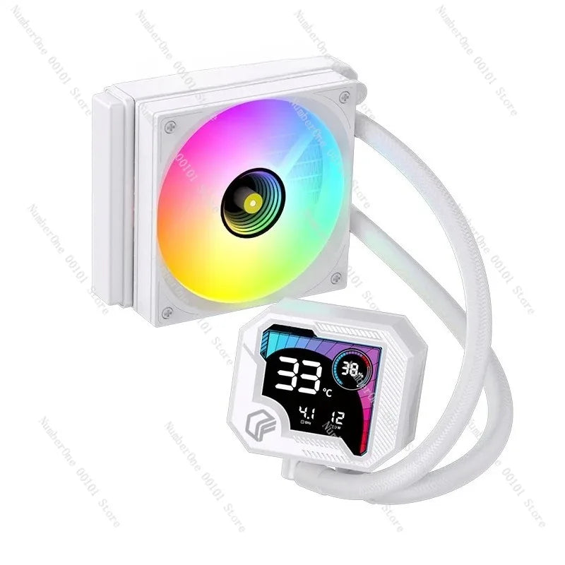 360 ARGB CPU Liquid Cooler with Segment Code Screen Temperature Display