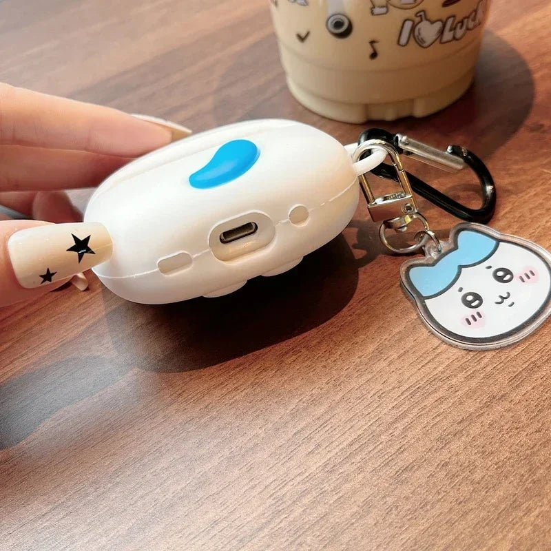 Cute Cartoon Anime Chiikawa Earphone Case For Airpods 5 1 2 3 4 Pro 2 3 Wireless Bluetooth Headset Protective Soft Slicone Cover