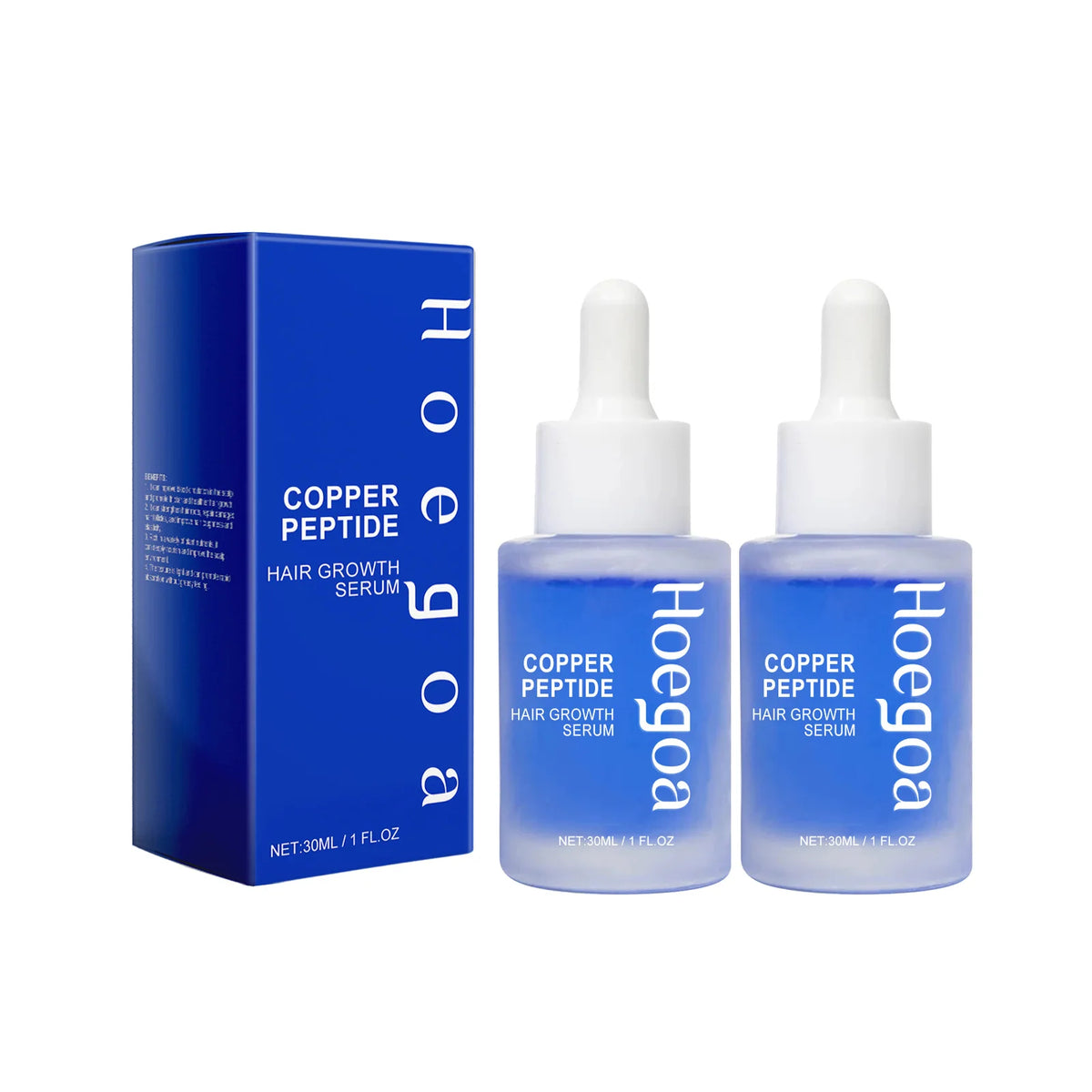 Copper Peptide Hair Care Serum Scalp Health Support Root Strengthen Thicker Appearance Weak Thinning Hair Use