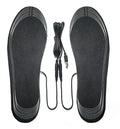 1Pair Winter Heated Insoles USB Heating Feet Warmer Thermal Shoes Sock Pad Heated Insoles Washable Full Foot Fever Unisex