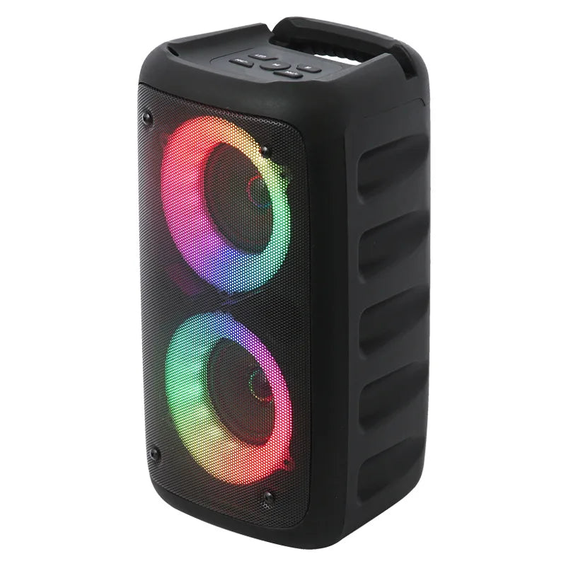 Wireless Karaoke Bluetooth Speaker Subwoofer Portable With Microphone Radio FM Lamp Machine Sound Box Music LED TWS Caixa De Som