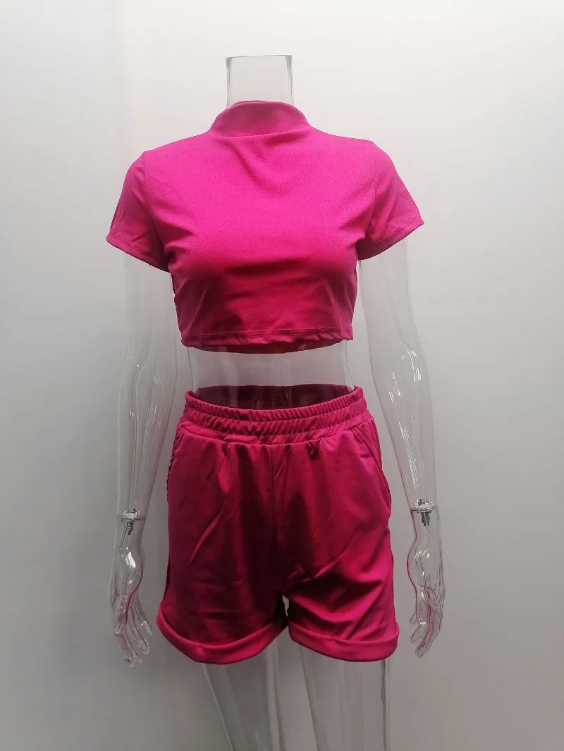 Two Piece Sets for Women 2026 Summer Short Lounge Short Sets Sweatsuit with Pocket Beach Vacation Outfits Sweatsuits Tracksuit