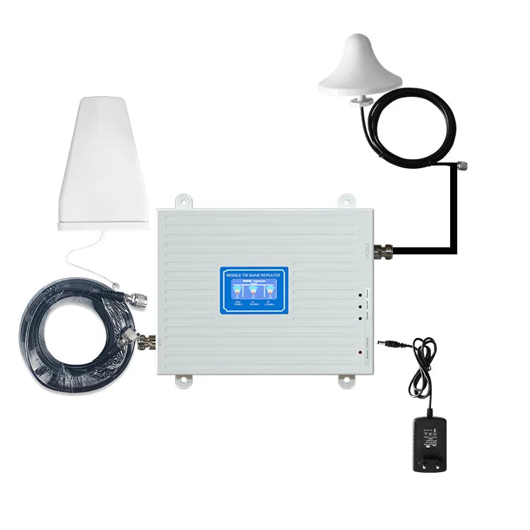 Factory Wholesales 4G LTE Signal Booster 2G 3G 4G 900 1800 2600Mhz Mobile sig nal Booster